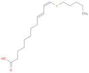 9,11-Dodecadienoic acid, 12-(pentylthio)-, (E,Z)-