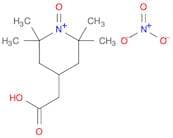 Piperidinium, 4-(carboxymethyl)-2,2,6,6-tetramethyl-1-oxo-, nitrate