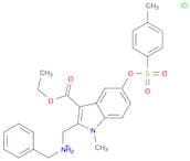 BENZYL-[[3-ETHOXYCARBONYL-1-METHYL-5-(4-METHYLPHENYL)SULFONYLOXY-INDOL-2-YL]METHYL]AZANIUM CHLORIDE