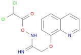 Ethanimidamide, N-[(dichloroacetyl)oxy]-2-(8-quinolinyloxy)-
