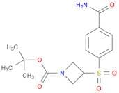 1-Azetidinecarboxylicacid, 3-[[4-(aminocarbonyl)phenyl]sulfonyl]-, 1,1-dimethylethyl ester