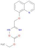 Ethanimidamide, N-[(ethoxycarbonyl)oxy]-2-(8-quinolinyloxy)-