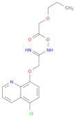 Ethanimidamide, 2-[(5-chloro-8-quinolinyl)oxy]-N-[(propoxyacetyl)oxy]-