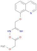 Ethanimidamide, N-[(methoxyacetyl)oxy]-2-(8-quinolinyloxy)-
