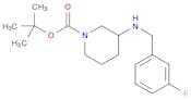 1-Piperidinecarboxylicacid, 3-[[(3-fluorophenyl)methyl]amino]-, 1,1-dimethylethyl ester
