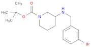 1-Piperidinecarboxylicacid, 3-[[(3-bromophenyl)methyl]amino]-, 1,1-dimethylethyl ester