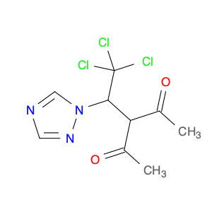 2,4-Pentanedione, 3-[2,2,2-trichloro-1-(1H-1,2,4-triazol-1-yl)ethyl]-