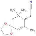 Acetonitrile, (7,9,9-trimethyl-1,4-dioxaspiro[4.5]dec-6-en-8-ylidene)-