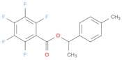 Benzoic acid, pentafluoro-, 1-(4-methylphenyl)ethyl ester