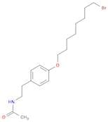 Acetamide, N-[2-[4-[(8-bromooctyl)oxy]phenyl]ethyl]-