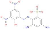 Benzenesulfonic acid, 3,5-diamino-2-[(2-hydroxy-3,5-dinitrophenyl)azo]-