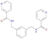 3-Pyridinecarboxamide, N,N'-[1,3-phenylenebis(methylene)]bis-