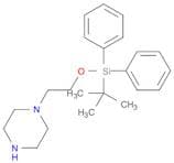 1-TERT-BUTYL-DIPHENYLSILYLOXY-ETHYL-PIPERAZINE