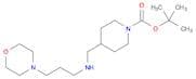 1-Piperidinecarboxylicacid, 4-[[[3-(4-morpholinyl)propyl]amino]methyl]-, 1,1-dimethylethyl ester