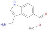 1H-Indole-5-carboxylicacid, 3-(aminomethyl)-, methyl ester