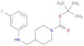1-Piperidinecarboxylicacid, 4-[[(3-fluorophenyl)amino]methyl]-, 1,1-dimethylethyl ester