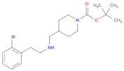 1-Piperidinecarboxylicacid, 4-[[[2-(2-bromophenyl)ethyl]amino]methyl]-, 1,1-dimethylethyl ester