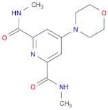2,6-Pyridinedicarboxamide, N,N'-dimethyl-4-(4-morpholinyl)-