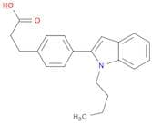 Benzenepropanoic acid, 4-(1-butyl-1H-indol-2-yl)-