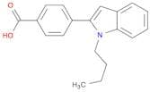 4-(1-Butyl-1H-indol-2-yl)benzoic acid