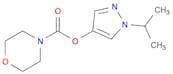 4-Morpholinecarboxylic acid, 1-(1-methylethyl)-1H-pyrazol-4-yl ester