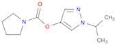 1-Pyrrolidinecarboxylic acid, 1-(1-methylethyl)-1H-pyrazol-4-yl ester