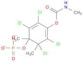Phosphoric acid, dimethyl2,3,5,6-tetrachloro-4-[[(methylamino)carbonyl]oxy]phenyl ester
