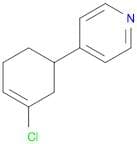 Pyridine, 4-(3-chloro-3-cyclohexen-1-yl)-