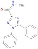 1H-1,2,4-Triazole-3-carboxamide, N-methyl-1,5-diphenyl-