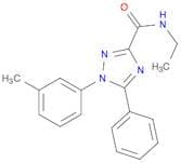 1H-1,2,4-Triazole-3-carboxamide, N-ethyl-1-(3-methylphenyl)-5-phenyl-