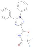 1H-1,2,4-Triazole-3-carboxamide, 1,5-diphenyl-N-(trifluoroacetyl)-