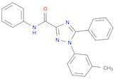 1H-1,2,4-Triazole-3-carboxamide, 1-(3-methylphenyl)-N,5-diphenyl-