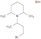 Piperidine, 1-(3-bromo-1-methylpropyl)-2,6-dimethyl-, hydrobromide