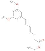 2,4,6-Heptatrienoic acid, 7-(3,5-dimethoxyphenyl)-, ethyl ester, (E,E,E)-