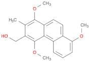 3-Phenanthrenemethanol, 1,4,8-trimethoxy-2-methyl-