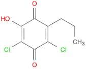 2,5-Cyclohexadiene-1,4-dione, 2,6-dichloro-3-hydroxy-5-propyl-