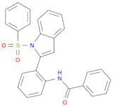 N-(2-(1-(Phenylsulfonyl)-1H-indol-2-yl)phenyl)benzamide