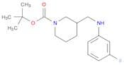 1-Piperidinecarboxylicacid, 3-[[(3-fluorophenyl)amino]methyl]-, 1,1-dimethylethyl ester