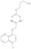 Ethanimidamide, N-[(butoxycarbonyl)oxy]-2-[(5-chloro-8-quinolinyl)oxy]-