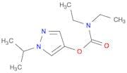 Carbamic acid, diethyl-, 1-(1-methylethyl)-1H-pyrazol-4-yl ester