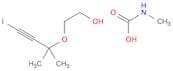 Ethanol, 2-[(3-iodo-1,1-dimethyl-2-propynyl)oxy]-, methylcarbamate