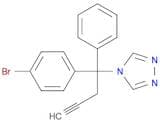 4H-1,2,4-Triazole, 4-[1-(4-bromophenyl)-1-phenyl-3-butynyl]-