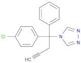 4H-1,2,4-Triazole, 4-[1-(4-chlorophenyl)-1-phenyl-3-butynyl]-
