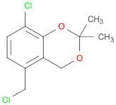 4H-1,3-Benzodioxin, 8-chloro-5-(chloromethyl)-2,2-dimethyl-