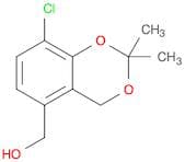 4H-1,3-Benzodioxin-5-methanol, 8-chloro-2,2-dimethyl-