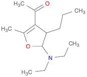 Ethanone, 1-[5-(diethylamino)-4,5-dihydro-2-methyl-4-propyl-3-furanyl]-