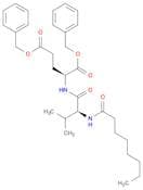 L-Glutamic acid, N-[N-(1-oxooctyl)-L-valyl]-, bis(phenylmethyl) ester