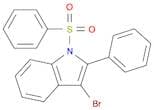 3-Bromo-2-phenyl-1-(phenylsulfonyl)-1H-indole