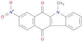 5H-Benzo[b]carbazole-6,11-dione, 5-methyl-8-nitro-