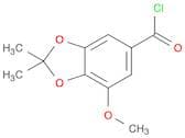 1,3-Benzodioxole-5-carbonyl chloride, 7-methoxy-2,2-dimethyl-